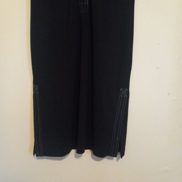 Express Short Sleeve Shirt Dress-Size 3/4-Contrast Stitching-Pockets-Collared - Picture 4 of 9